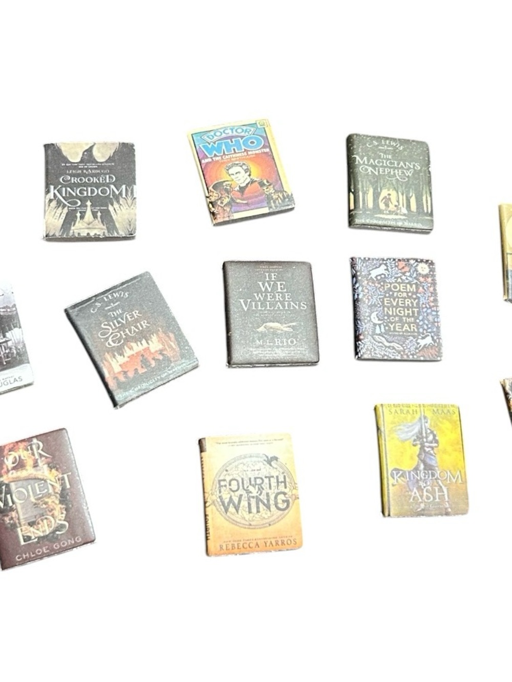 Handmade Mini Book Jar W Realistic Covers And Barcodes Decor Mini Library - Picture 3 of 4